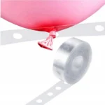 Akcesoria ślubne taśmy bezbarwne, kropki klejące do balonów. 6