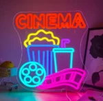 Neonowe znaki do kina Horseneon, Neon LED 32x 36cm Kolorowy