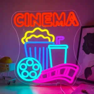 Neonowe znaki do kina Horseneon, Neon LED 32x 36cm Kolorowy