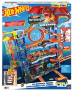 Zestaw Mattel Hot Wheels City Mega Garaż Atak Smoka 2