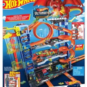 Zestaw Mattel Hot Wheels City Mega Garaż Atak Smoka 2