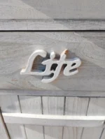 Komoda Meble 2 Szuflady Biała Shabby Chic