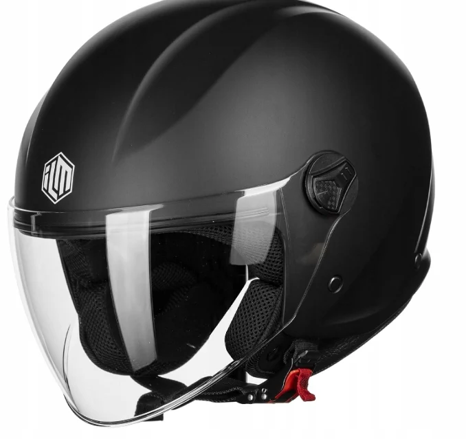 Kask motocyklowy ILM Jet z daszkiem Vintage unisex Rozmiar XL