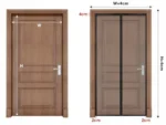 Moskitiera magnetyczna 60 x 220 cm 3