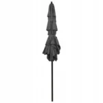 VidaXL 3-poziomowy parasol na aluminiowym słupku, antracytowy, 2x2 m 4