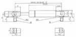 Sprężyna gazowa L485mm 500N Stabilus CA083763 Stab 3