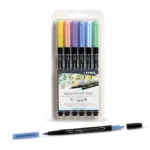 LYRA PISAKI AQUA BRUSH SET PASTEL 6 SZT 3