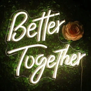 Napis świetlny Better Together Looklight 5W