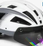 Kask rowerowy męski i damski, lekki z wizjerem 2