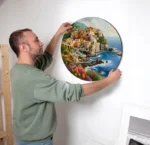 Iconic Puzzles - Portofino, Włochy, 100% zrównoważone drewniane puzzle