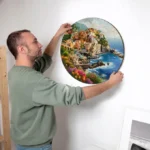 Iconic Puzzles - Portofino, Włochy, 100% zrównoważone drewniane puzzle
