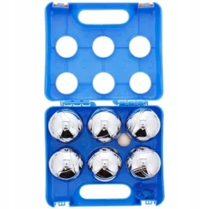 Kule do Gry BOULE PETANQUE BULE petanka 6 metalowych kul zestaw na piknik 2