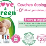 Pieluszki Love&Green eco Rozmiar 1 138 szt. 2-5KG