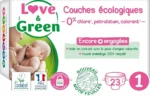 Pieluszki Love&Green eco Rozmiar 1 138 szt. 2-5KG