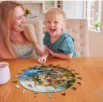 Iconic Puzzles - Portofino, Włochy, 100% zrównoważone drewniane puzzle 5