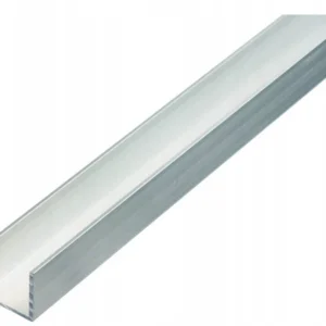 Alberts 470357 Profil U | aluminium, naturalne | 1000x25x25mm