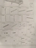 Łóżko pojedyncze metalowe VidaXL 90x200 odcienie szarości 7