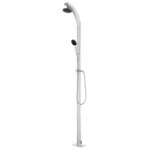 vidaXL Prysznic ogrodowy, 215 cm, aluminium, na basen/prywatną plażę