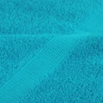 VidaXL 10-częściowy zestaw ręczników Premium w kolorze turkusowym 600 gsm 3