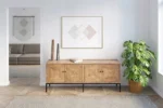 Regał VidaXL 140 cm x 80 cm x 30 cm odcienie brązu 8