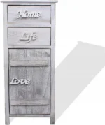 Komoda Meble 2 Szuflady Biała Shabby Chic 4