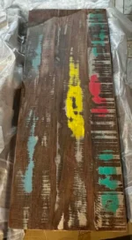 VidaXL Blat drewno brązowy 100 x 40 x 3,8 cm 2
