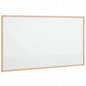VidaXL Tablica magnetyczna z ramą z litego drewna sosnowego 100x55 cm