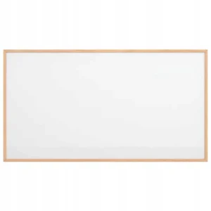 VidaXL Tablica magnetyczna z ramą z litego drewna sosnowego 100x55 cm 2