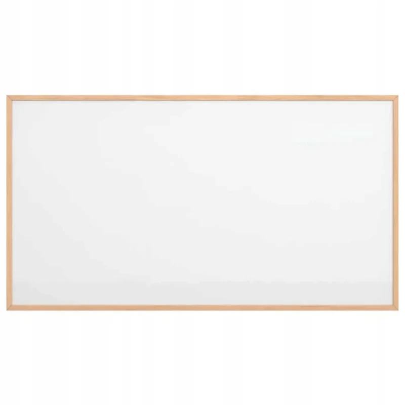 VidaXL Tablica magnetyczna z ramą z litego drewna sosnowego 100x55 cm 2