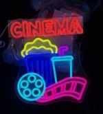 Neonowe znaki do kina Horseneon, Neon LED 32x 36cm Kolorowy 6