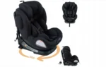 FOTELIK SAMOCHODOWY DLA DZIECKA Isofix360° i-Size 40-150 cm, czarny