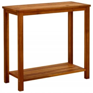 VidaXL Stół drewno prostokątny 80 x 35 x 75 cm