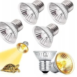 Zestaw 4 lamp grzewczych Sunshine Smile dla żółwi