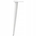Nogi do stolika kawowego, 4 szt., biale, 42-43 cm, stal 5