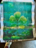 Haft Diamentowy 5D Malowanie Diamentami 30x40cm DIY koniczynka
