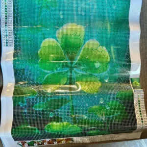 Haft Diamentowy 5D Malowanie Diamentami 30x40cm DIY koniczynka