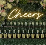 HFHungkeong Neonowy znak, Cheers, 38 x 14 cm 3