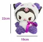 Hello Kitty - Kuromi - Plusz 25 cm, FIOLETOWY 3
