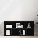 VidaXL Regał biblioteczny, czarny dąb, 50x25x104 cm 3