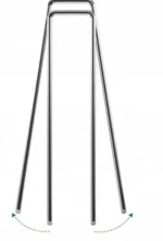 Amagabeli Garden Home Kołki Śledzie ogrodowe, 500 sztuk, 15 cm 2