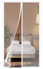 Magnetyczna Moskitiera Na Drzwi Balkonowe 120 x 210 cm biała