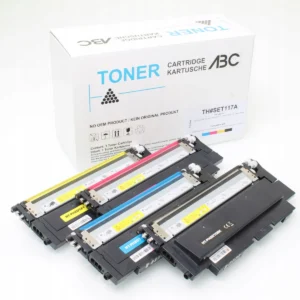 Toner ABC do HP 117A czarny, czerwony , niebieski , zestaw, żółty 2