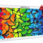 Motyle zestaw do malowania diamentami DIY 5D, Haft diamentowy 33x66cm