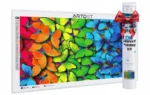 Motyle zestaw do malowania diamentami DIY 5D, Haft diamentowy 33x66cm
