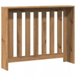 Osłona na kaloryfer VidaXL brązowa płyta MDF 20x82 cm 5