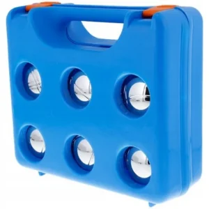Kule do Gry BOULE PETANQUE BULE petanka 6 metalowych kul zestaw na piknik