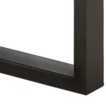 vidaXL Ławka, 110 cm, lite, surowe drewno mango i stal 7
