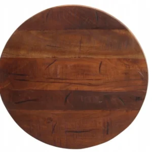 Blat okrągły VidaXL 50 x 50 x 2,5cm odcienie brązu