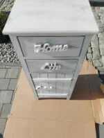 Komoda Meble 2 Szuflady Biała Shabby Chic 2