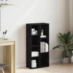 VidaXL Regał biblioteczny, czarny dąb, 50x25x104 cm 2